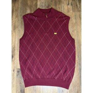 Amen Corner Vest Men’s L Red Masters Vest